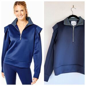 NEW Addison Bay Poplar Quarter Zip Pullover in Navy, Matcha & Light Blue Size S